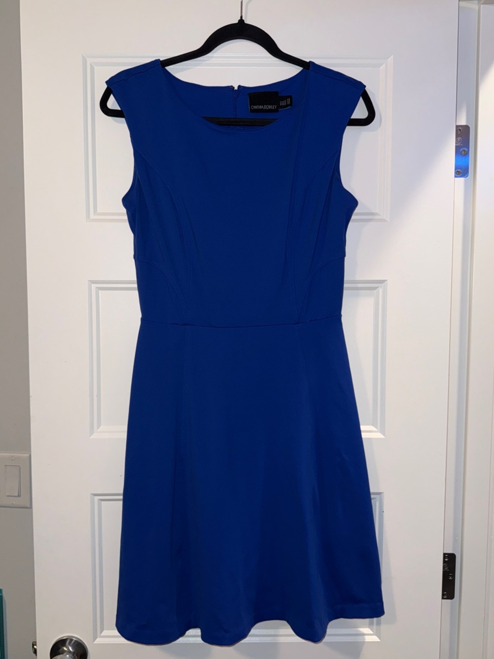 Cynthia Rowley Royal Blue Sleeveless A-Line Dress